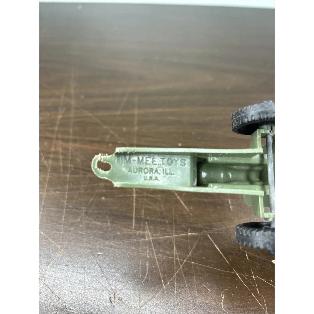 Vintage Tim-Mee Toys‎ Plastic Green Cannon M3 Howitzer Made in USA